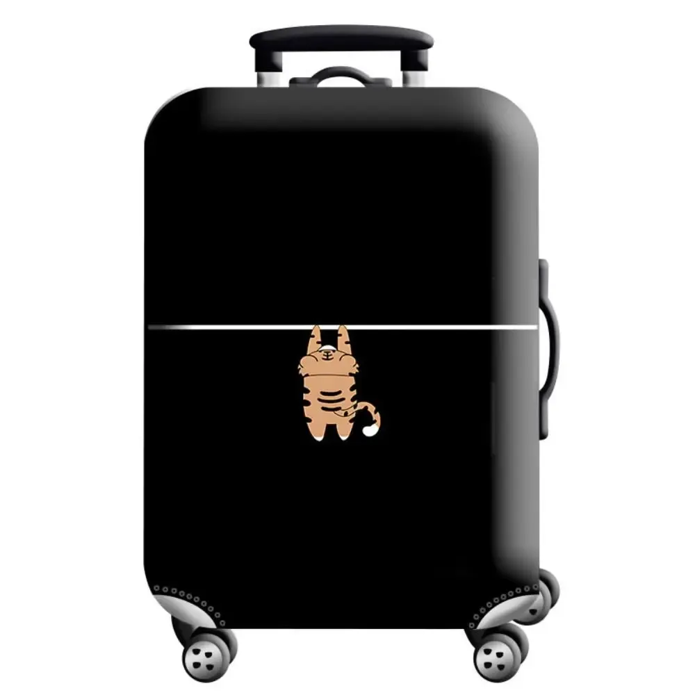 housse de protection anti-rayures pour bagages, anti-poussière, antivol, housse de valise durable avec motif animal mignon, accessoires de voyage