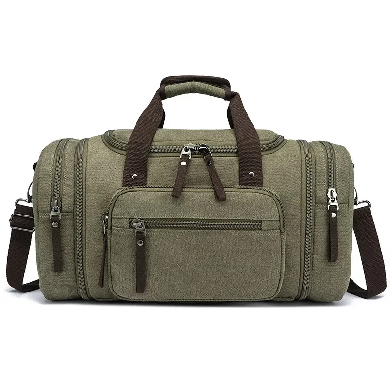 sac à bagages transfrontalier de grande capacité de style coréen, sac de voyage décontracté à la mode, sac de voyage à bandoulière d'extérieur tendance