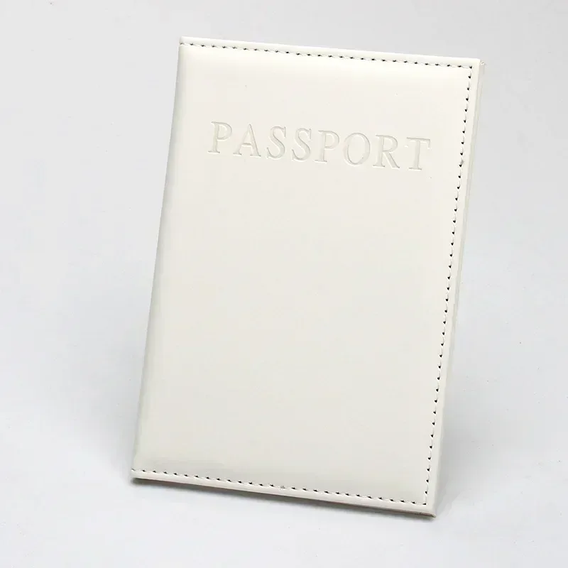 porte-passeport en cuir pu pour homme et femme, couverture d'identité, accessoires de voyage, portable, carte bancaire, business, étui portefeuille
