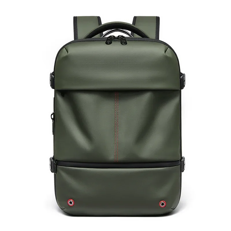 sac à dos de voyage pour femme, sac à dos pour ordinateur portable de 16 pouces avec compression sous vide, sac à dos d'école avec chargement usb, sac à dos de randonnée étendu pour affaires