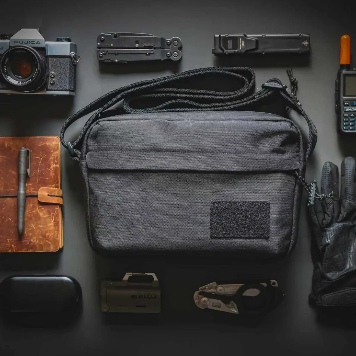 mauhoso sac messager pour homme, sac à bandoulière cartable de voyage