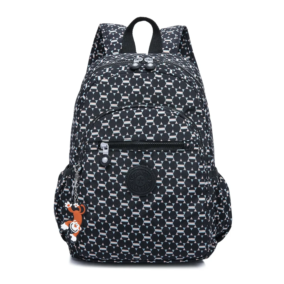 teincome ote-sac à dos d'école étanche pour fille et garçon, sac de voyage léger pour homme, 2024 nylon, motif de fleurs, mode décontractée, a4, m1318