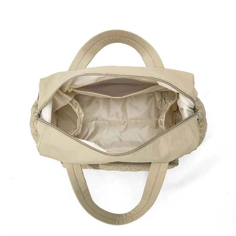 sac de voyage grande capacité pour femme, sac organisateur imperméable pour filles, sac à bandoulière pour essentiels d'avion, sac de voyage pour bagages