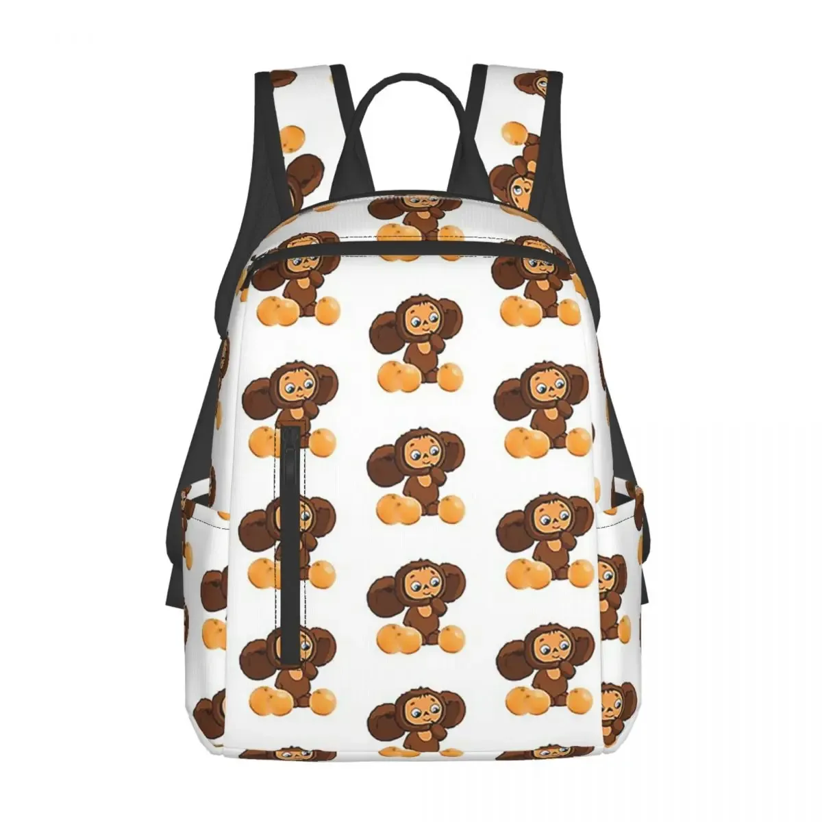 sac à dos cheburashka, sac à dos de grande capacité pour garçons et filles, sac d'école, sacs à bandoulière pour hommes et femmes