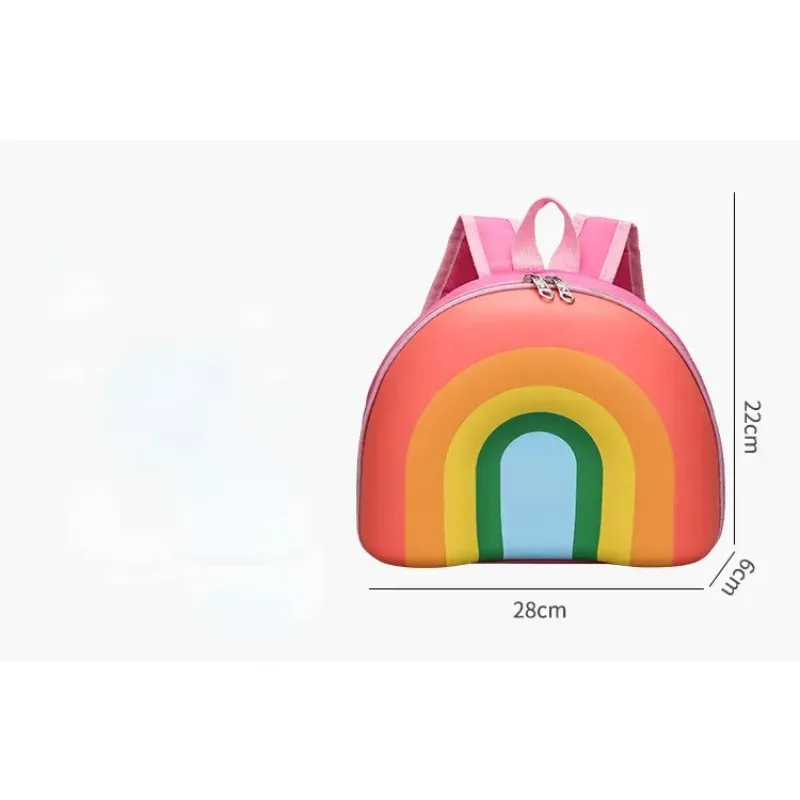 sac à dos arc-en-ciel pour enfant de 3 à 5 ans, cartable de maternelle, nouvelle version coréenne, 2023