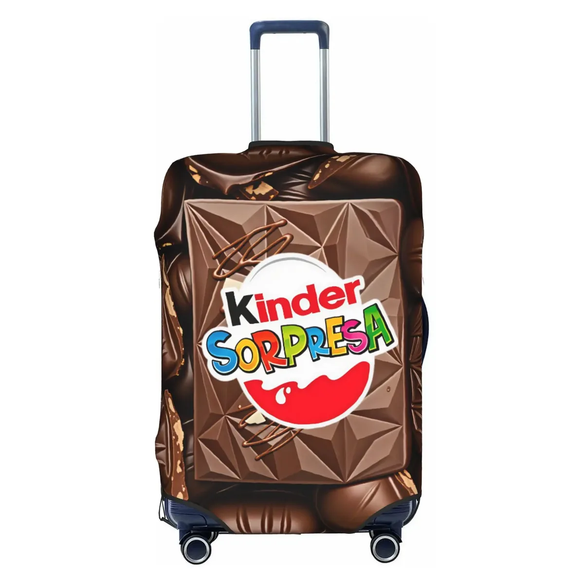 k-kinders chocolate b-buenos housse de protection pour bagages, housses de valise de voyage mignonnes pour 18-32 pouces
