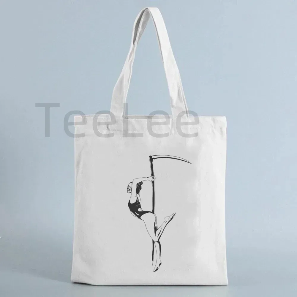 sac fourre-tout drôle de pôle danse, sacs licorne kawaii avec livraison gratuite, sac de shopping réutilisable, fourre-tout en toile animale, sacs à main à la mode, cadeau