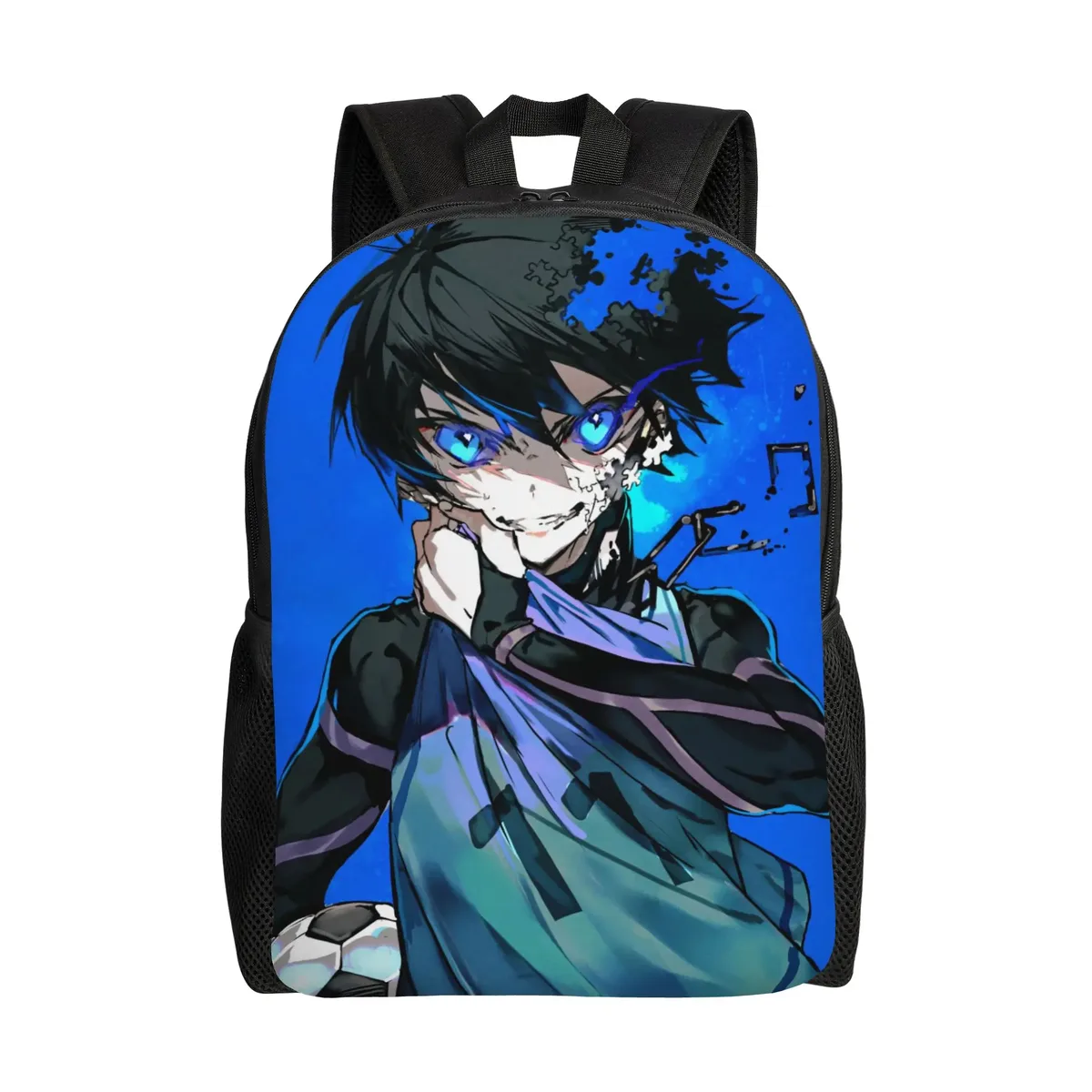 sac à dos pour femmes yoichi isagi blue locks anime, sac d'école pour enfants, sac à dos pour ordinateur portable, sac à bandoulière de voyage pour adolescents