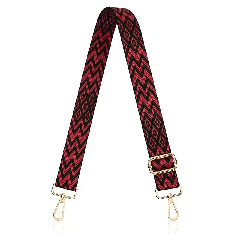 sangle de sac en nylon/coton pour femmes, sangles colorées pour bandoulière, accessoires de sac à bandoulière, ceintures réglables, sangles de sac à main
