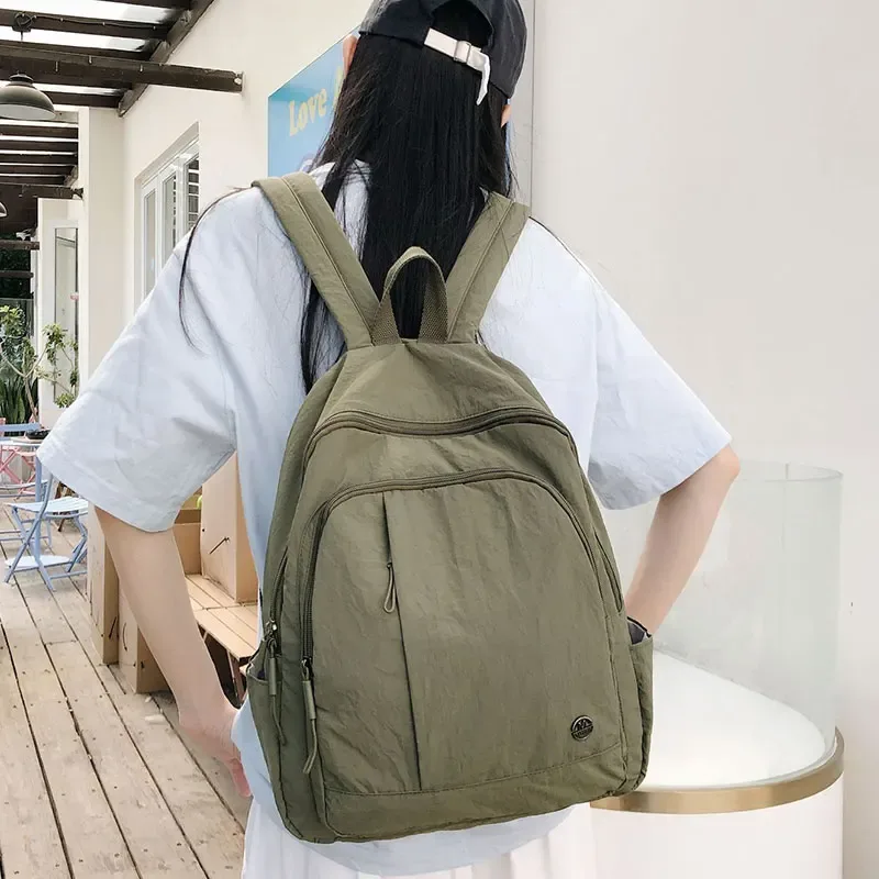 sac à dos décontracté pour femmes, léger et étanche, sac de voyage de grande capacité pour femmes, sac à dos d'école pour filles