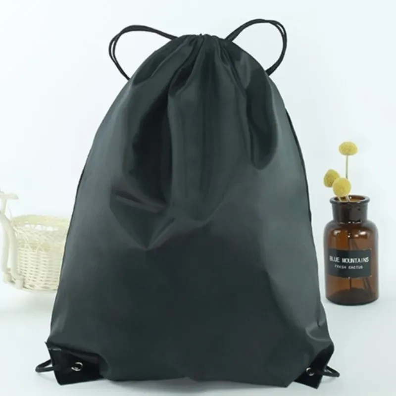 Sac de sport Oxford Portable de voyage, sac à dos d'équitation avec ceinture à cordon de serrage, sac à chaussures à cordon de serrage pour vêtements, sacs à dos de voyage étanche