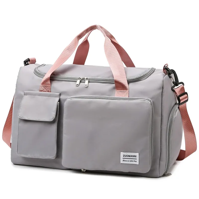 unixinu sac de voyage à main de grande capacité pour week-end sacs de sport de nuit avec compartiment à chaussures sacs de sport et de fitness pour femmes