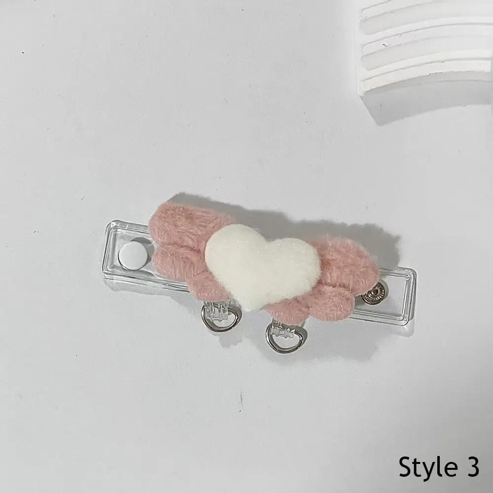 boucle de sac à dos ins, accessoires de décoration pour poupées, boucle de sac à motif, boucle d'extension étoile cœur aile, boucle d'extension de sangle de sac