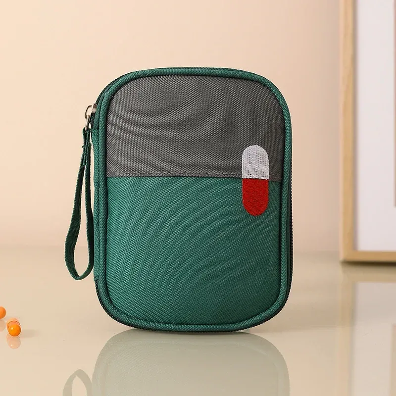 kit de médicaments médicaux, sac de rangement de santé multifonctionnel en couches, pochette de rangement pour femmes, pochette de maquillage de voyage, sac à cosmétiques