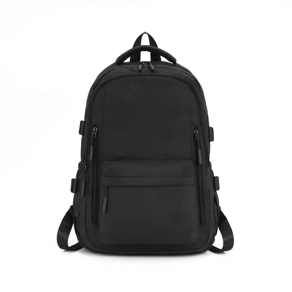 sac à dos d'étudiant de couleur unie, en tissu oxford, style harajuku, sac à bandoulière de style coréen, grande capacité, sac d'école pour étudiants, voyage