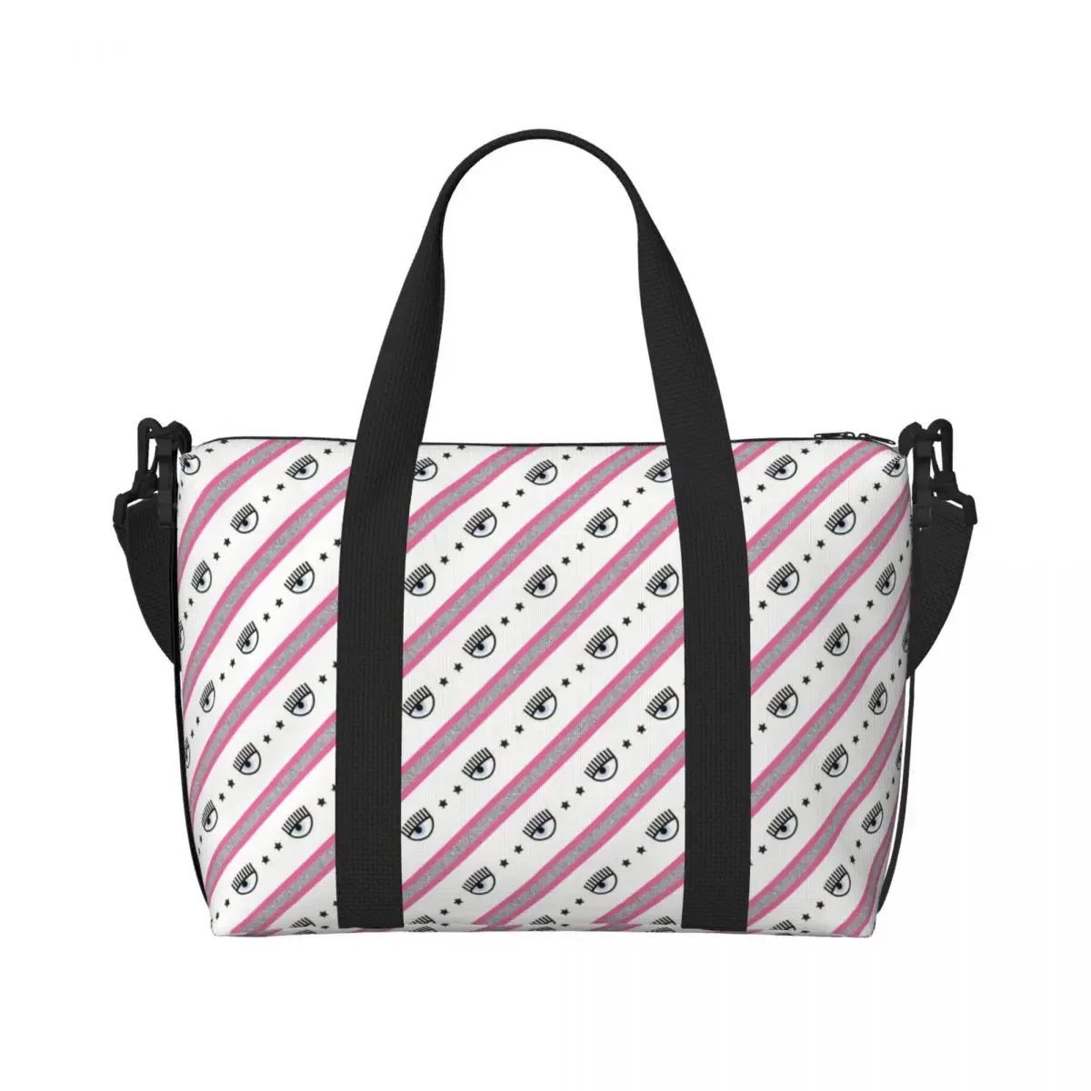 mode personnalisée yeux chauds f-erragnis c-chiaras sac fourre-tout de plage femmes grand compartiment plage salle de sport sacs de voyage