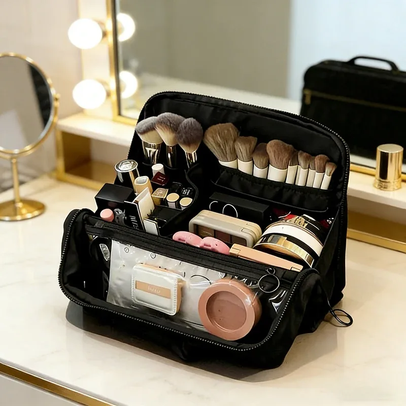 sac de rangement de beauté portable pour les voyages et l'usage quotidien