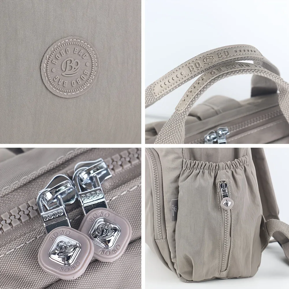 sac à dos femme, sac à dos de voyage, cartable d'école, grande capacité et poches multiples, matière nylon.