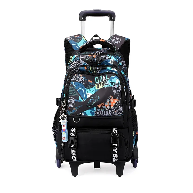 sacs d'école à roulettes sacs à dos scolaires pour garçons sac à roulettes sac d'école orthopédique étanche sac à dos à roulettes étudiant