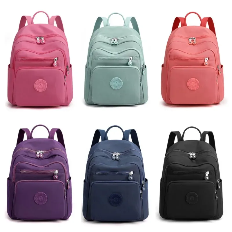 mochila feminina mini sac à dos pour adolescente, sac à dos décontracté en nylon imperméable pour femmes, sac à dos de poitrine 2018
