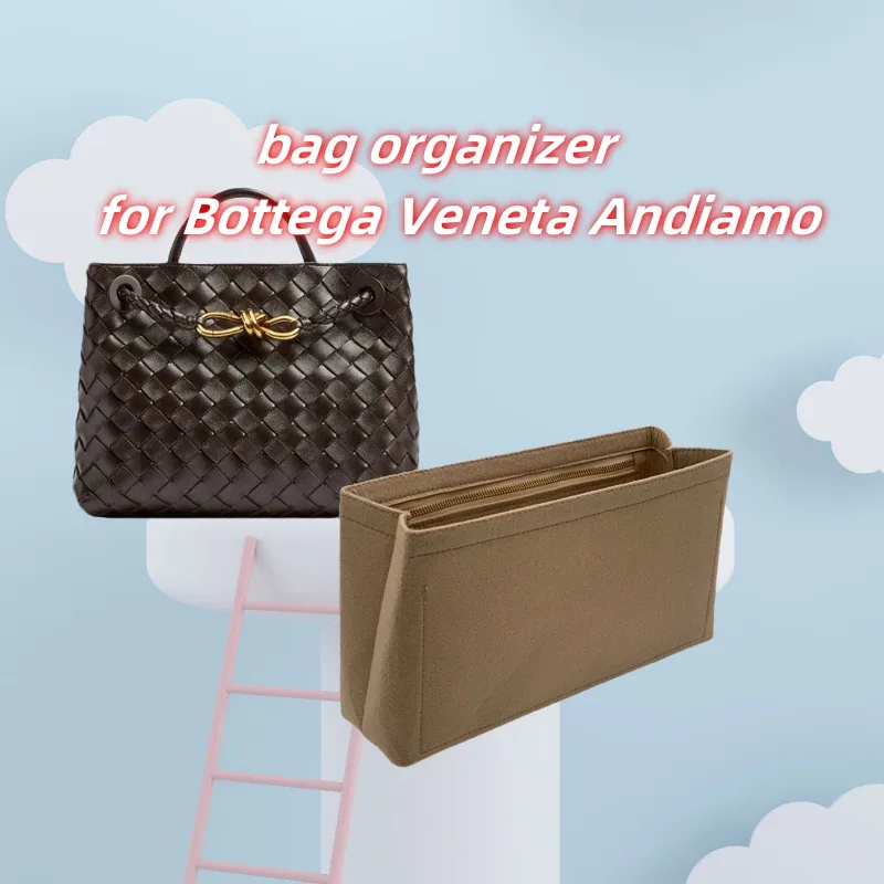 Sac intérieur en vente uniquement, organisateur de sac pour Bottega Veneta Andiamo, séparateur façonnant, sac intérieur de protection, organisateur personnalisé
