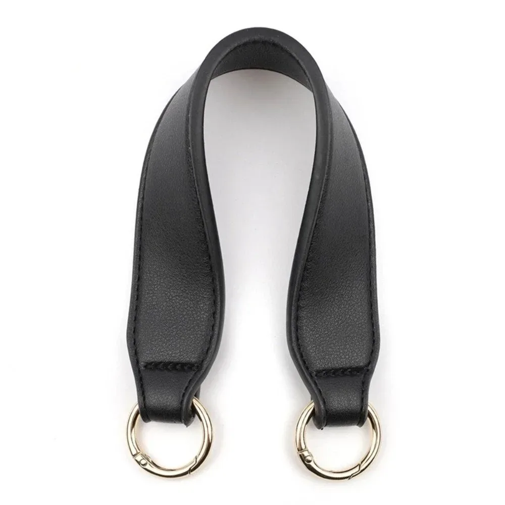 sangle de sac décontractée en cuir de 3,5 cm de large, détachable, courte, pour sac fourre-tout, poignée de remplacement durable, accessoires de ceinture et bandoulière diy