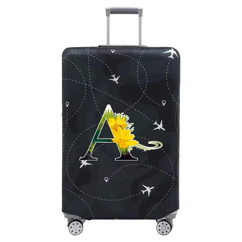 housse de protection pour bagages, accessoires de voyage, anti-poussière et résistante à l'usure, série letter, 18-32 pouces