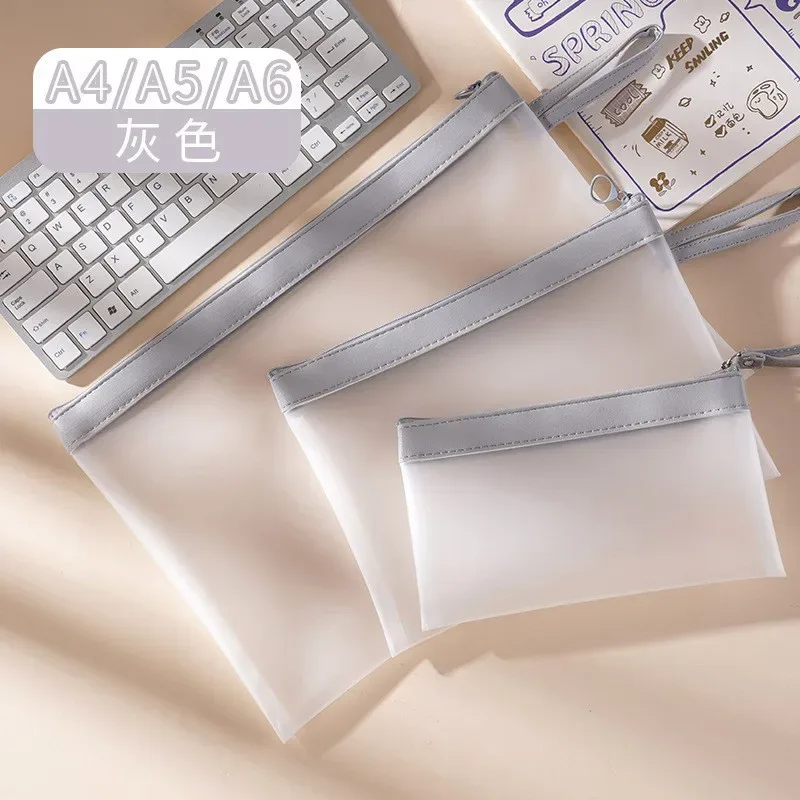 trousse de maquillage de grande capacité pour étudiants, trousse de toilette, rouge à lèvres, produit de soins de la peau, trousse à crayons visibles, trousse de fichiers de données, designer, 2023