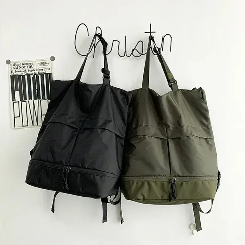 femmes et hommes sac à dos grande capacité unisexe sacs à dos en nylon sac de sport étanche tendance sacs d'école portable loisirs voyage sac à main