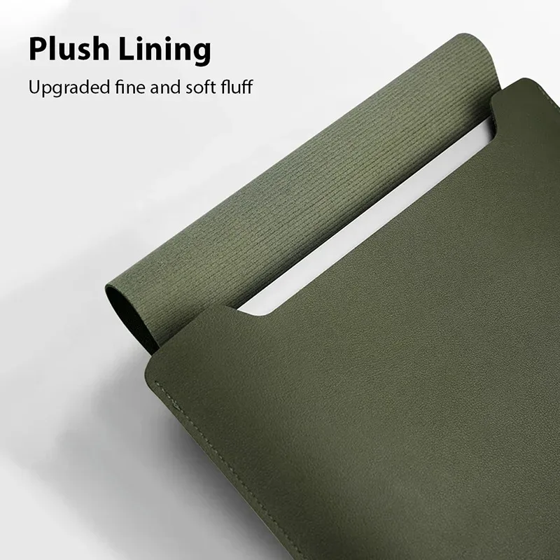 mallette de voyage d'affaires 11-16 pouces, étui pour ordinateur portable, housse en pu, pochette de protection pour ordinateur portable, housse non magnétique