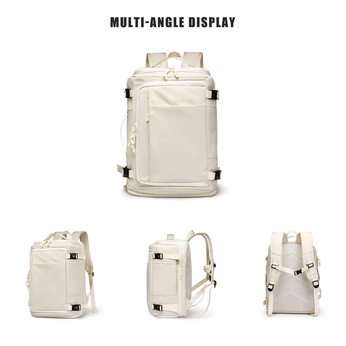 sac à dos de voyage de grande capacité, compartiment de voyage, léger, voyage d'affaires, sac d'ordinateur multifonctionnel pour hommes, portable