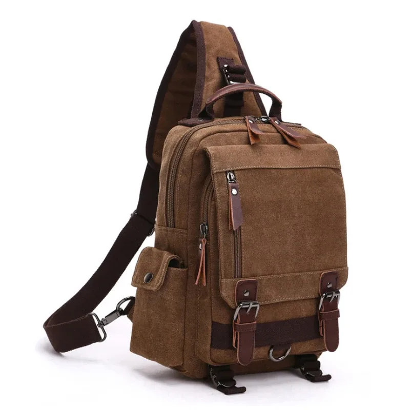 Nouveau petit sac à dos en toile pour hommes, sac à dos de voyage multifonctionnel, sac à bandoulière pour femmes, sac à dos pour ordinateur portable, sacs d'école, sac à dos de jour pour femmes