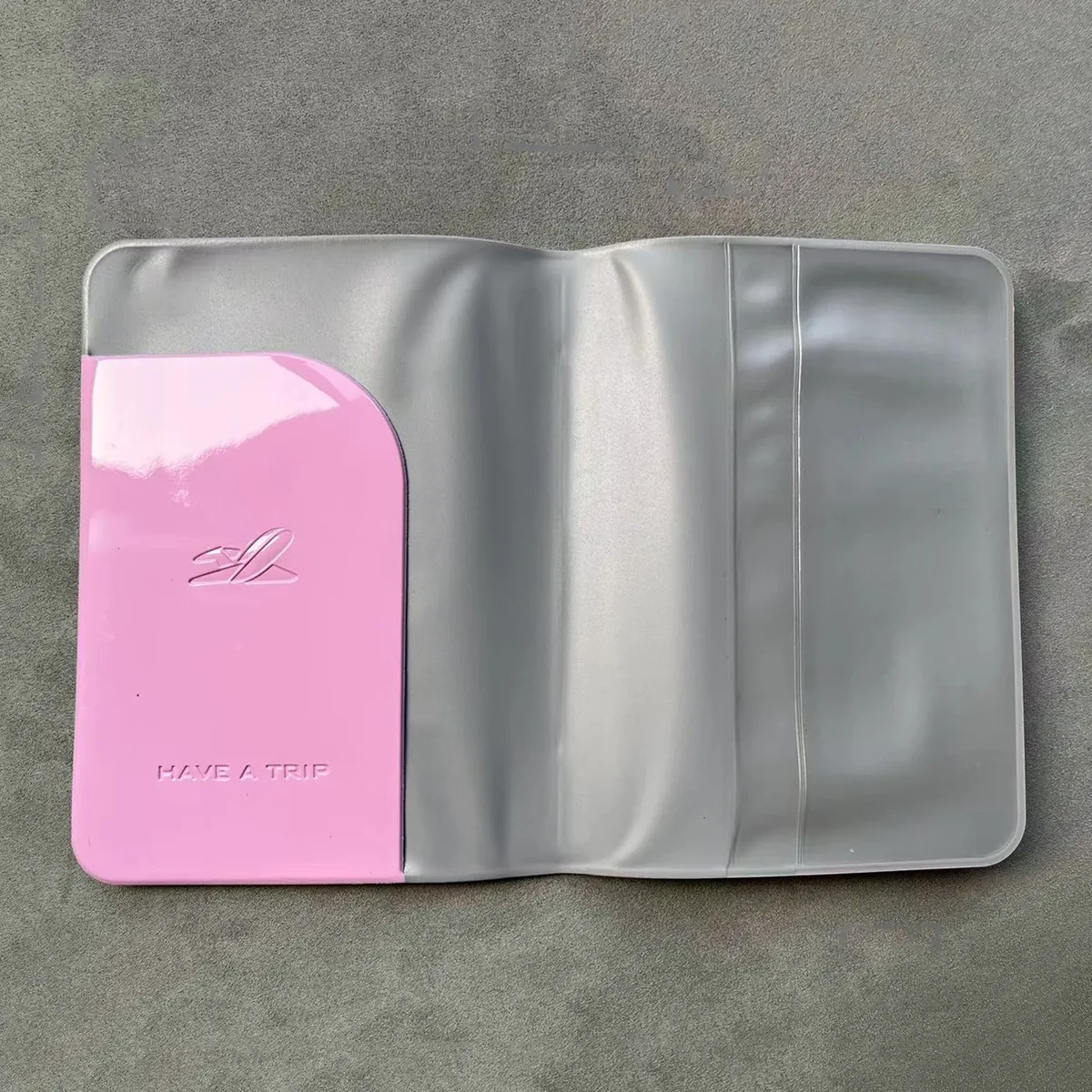 porte-passeport en pvc pour femme, design 3d rose, étanche, accessoires de voyage, avion