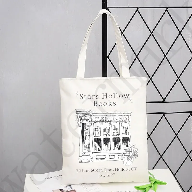 sac fourre-tout de nettoyage creux pour femmes, sacs fourre-tout de créateurs, lin réutilisable, sac à provisions pour l'épicerie initiée, shopper lady, étoiles