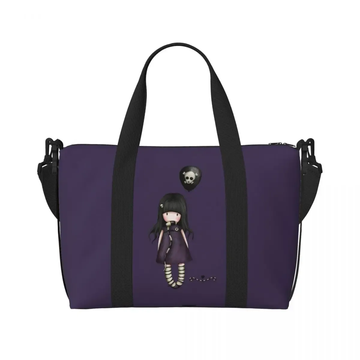 s-santoro-s g-gorjuss-s sac de voyage de plage sacs fourre-tout de grande capacité pour salle de sport yoga femmes shopping sac à bandoulière