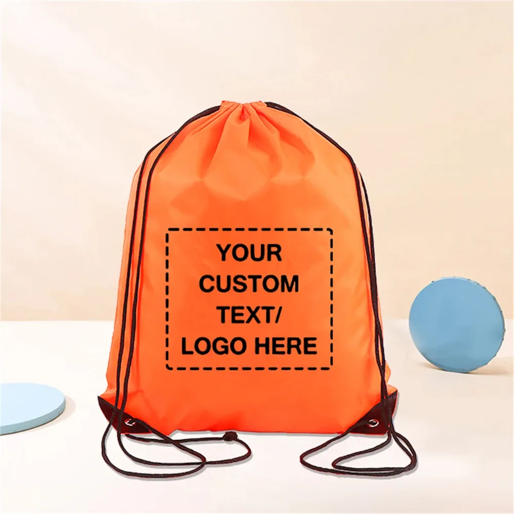 sacs à dos personnalisés à cordon de serrage, sacs de rangement pour sac à dos de sport, pour l'école, la gymnastique, le voyage, logo/texte/photo personnalisé