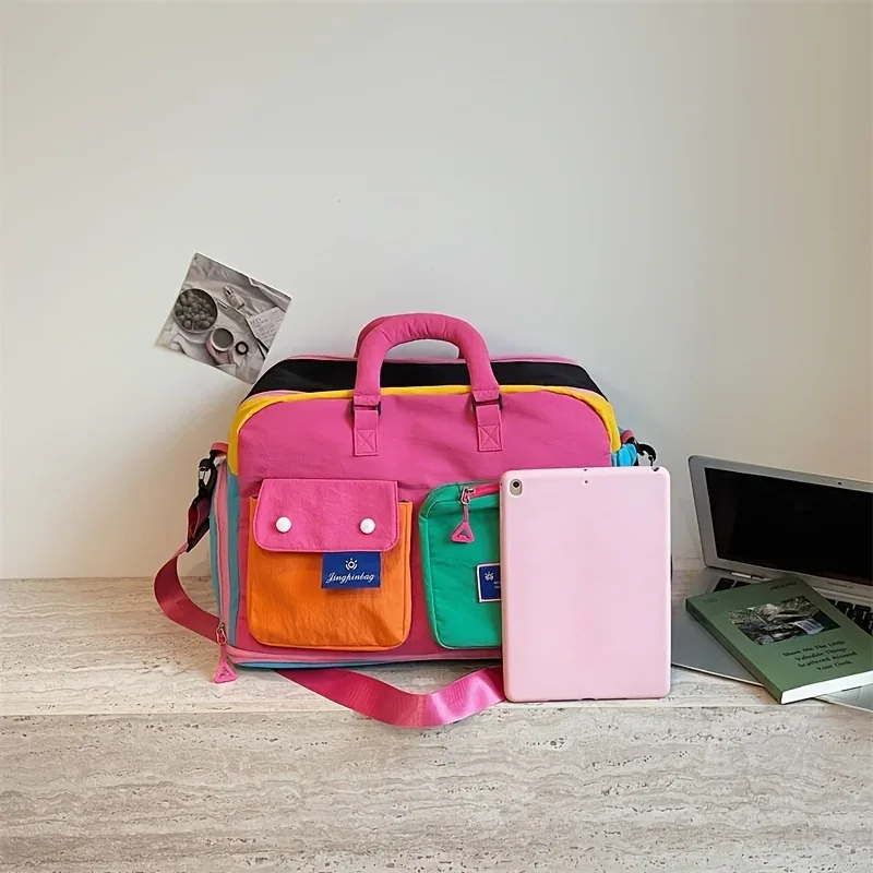 [sac bandoulière de voyage] sac à main portable de grande capacité, adapté aux hommes et aux femmes - voyages, sorties, alpinisme