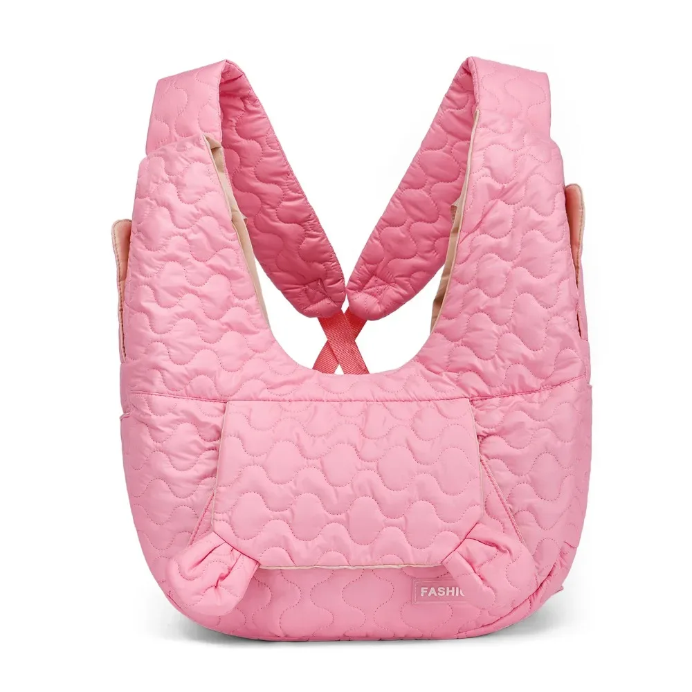 sac de transport portable pour chien de haute qualité, grande capacité, imperméable, sac à dos pour chat, sac de poitrine durable résistant au vent pour animaux de compagnie, utilisation en extérieur