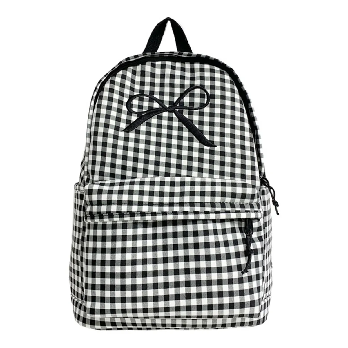 sacs à dos de campus élégants, grande capacité, en nylon souple, style preppy, multi-poches, sac de voyage décontracté, sacs à dos pour trajets quotidiens et travail.