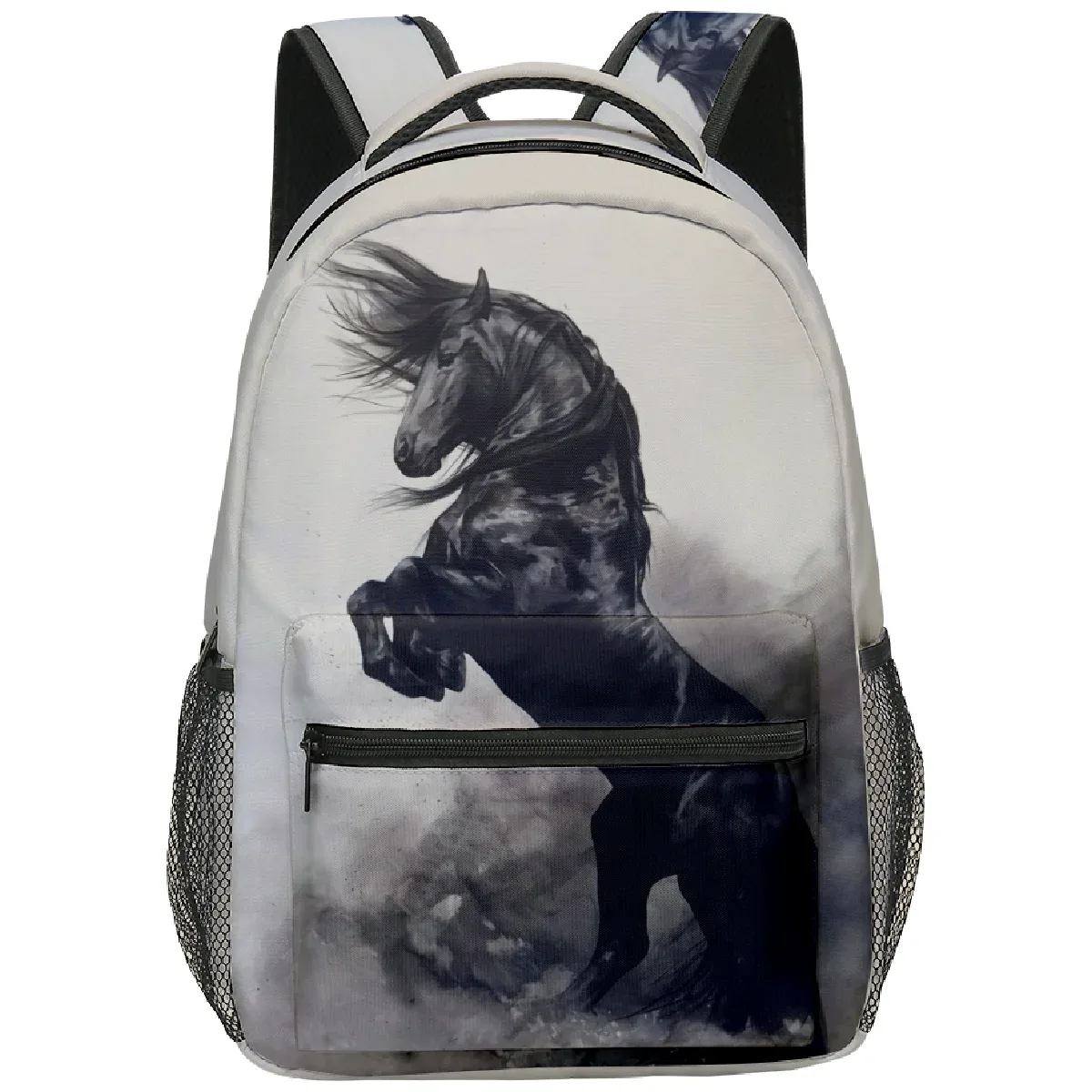 chimpopméthanol-sac à dos étanche pour étudiant, sac à dos pour ordinateur portable, impression 3d, oxford, cheval, licorne, voyage, garçons, filles, nouveauté
