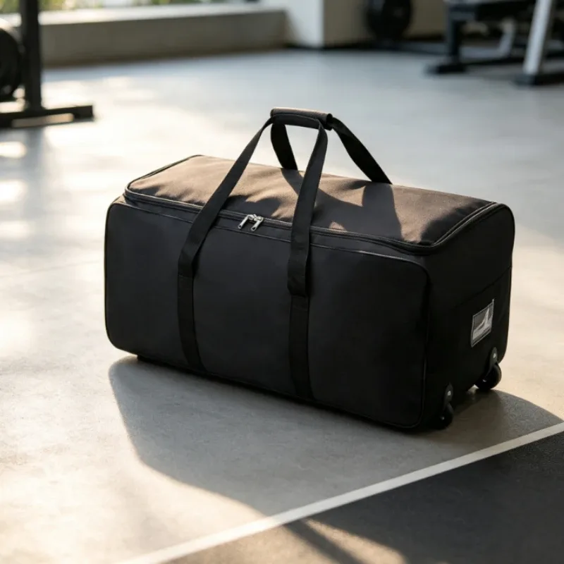 Sac de voyage à roulettes, grand, léger, imperméable, avec roulettes et poignée de transport