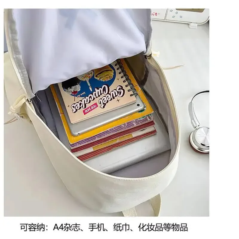 nouveau sac à dos brodé élégant style coréen japonais mignon sac d'école décontracté pour filles étudiants sac de voyage pour les déplacements quotidiens