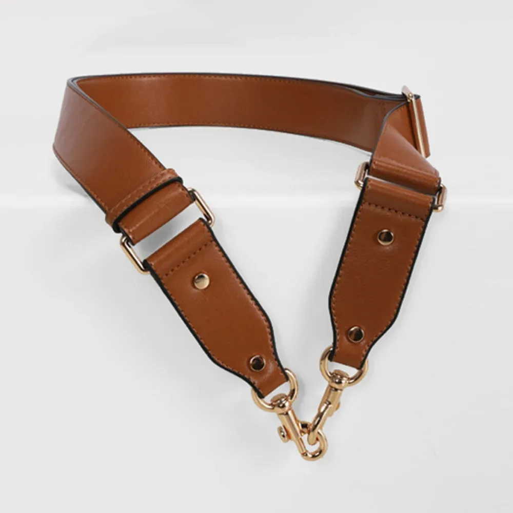 sangle de sac à bandoulière en cuir pu pour femmes, réglable, large et détachable, ceintures de remplacement durables, accessoires de sac
