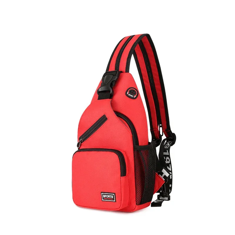 petit sac à dos unisexe à bandoulière, polyvalent, étanche, sac à bandoulière de poitrine, voyage randonnée, sac de jour de grande capacité