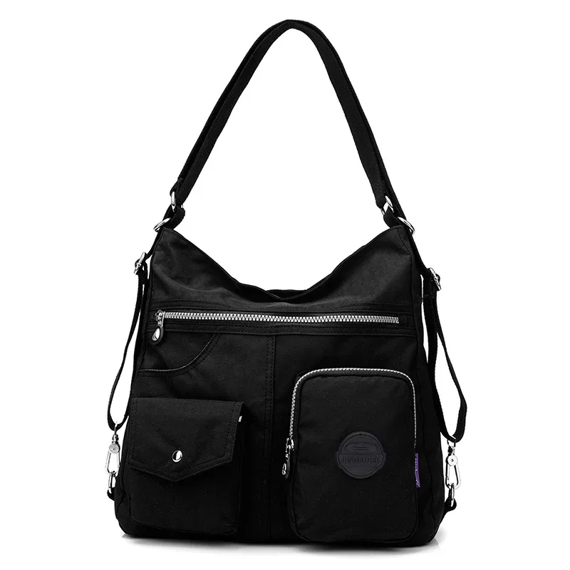 style preppy femmes sac à dos en nylon sacs d'école naturels pour adolescent décontracté femme sacs à bandoulière mochila voyage bookbag sac à dos