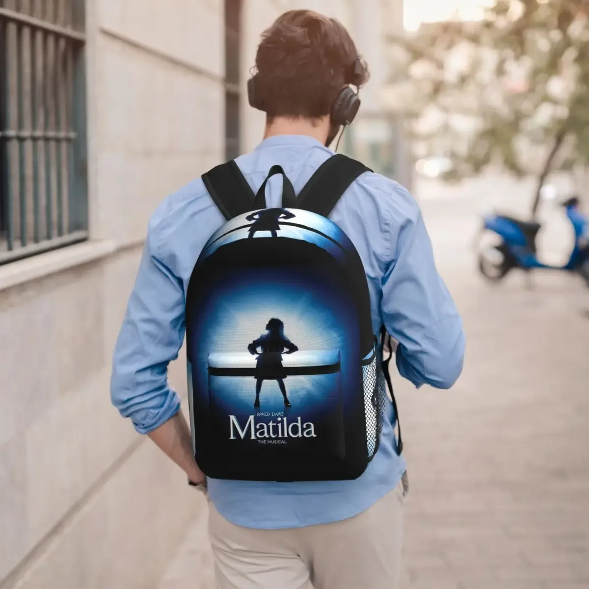 roald dahl matilda the musical sac à dos pour garçons et filles, sac d'école pour enfants, sacs à bandoulière pour ordinateur portable pour hommes et femmes