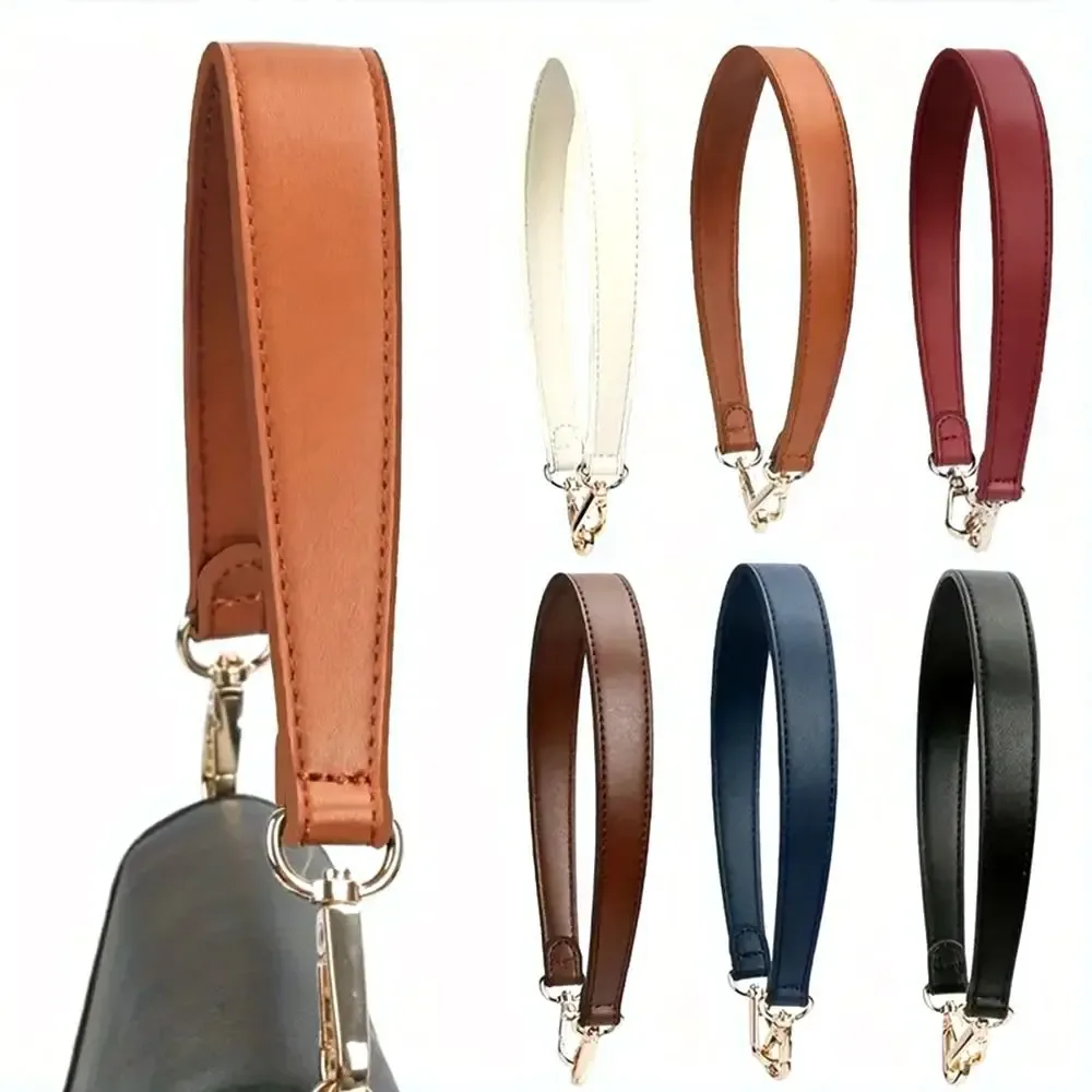 nouvelle sangle de sac amovible en cuir, courte, simple et utile, pour sacs à main et sacs bandoulière, accessoire de sac