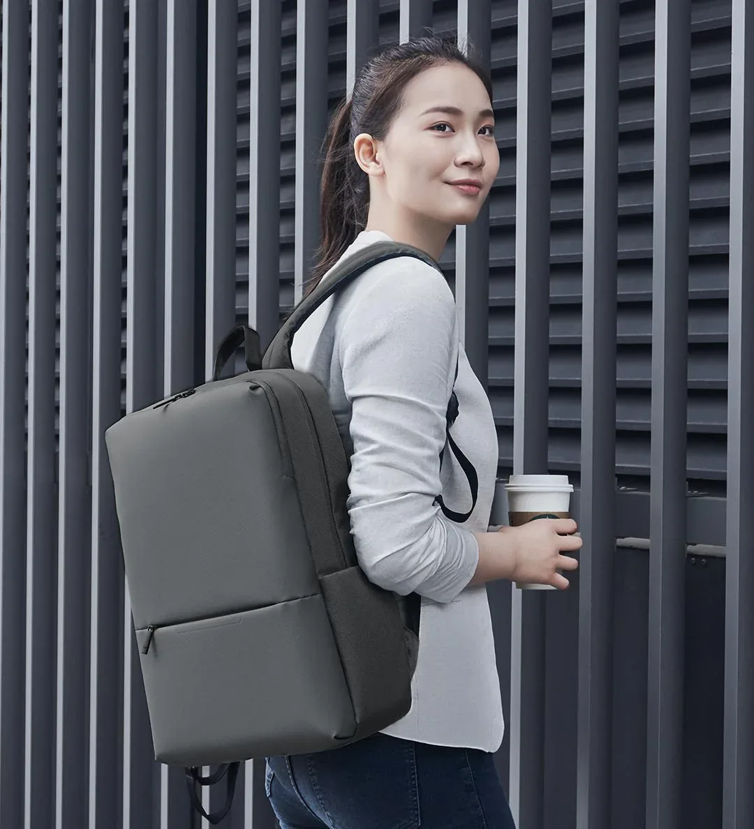 xiaomi-sac à dos d'affaires classique pour hommes et femmes, sac pour ordinateur portable, grande capacité, voyage, mode 2