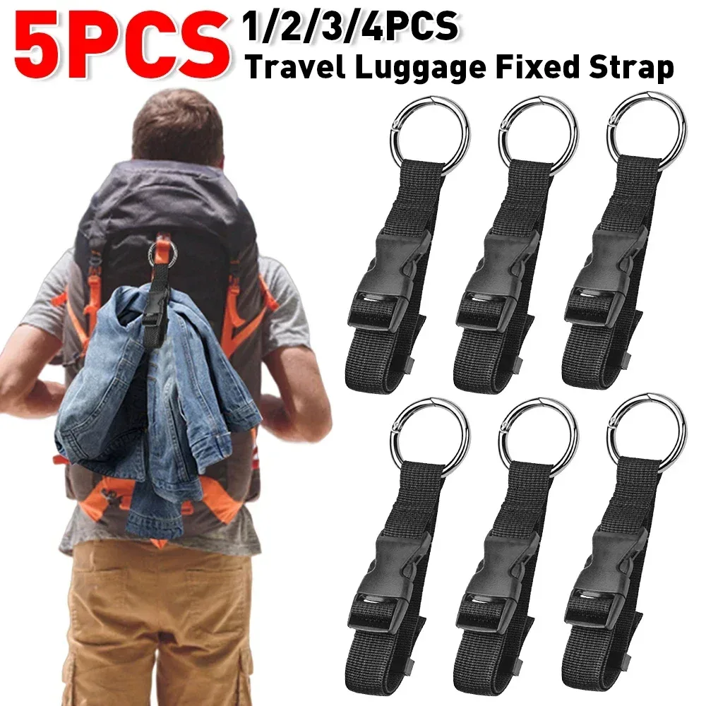 bagage de voyage sangle fixe sac à dos sangle externe sangle portable avec boucle de dégagement ajouter-un-sac sangle de bagage ceinture porte-veste