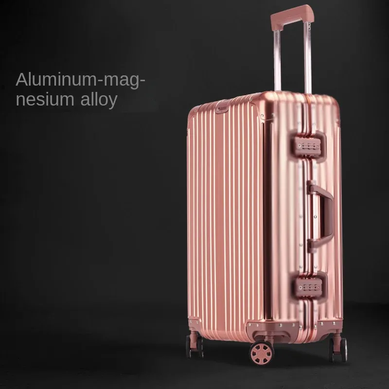 valise à cadre en aluminium 29 pouces tsa boîtier de chariot à serrure douanière roue universelle 20 "26" boîte d'embarquement à bagages valise de voyage